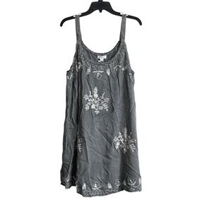 NWT DAISY ISLAND Med Mini Sundress Embroidered Floral Boho Cottagecore